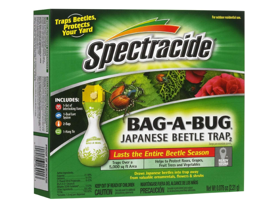 Spectracide Bag-A-Bug Japanese Beetle Trap packaging on a white background