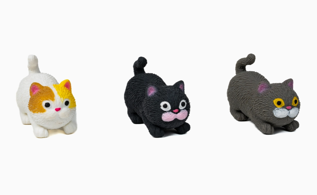 Barnyard Cat Squish & Stretch Toy