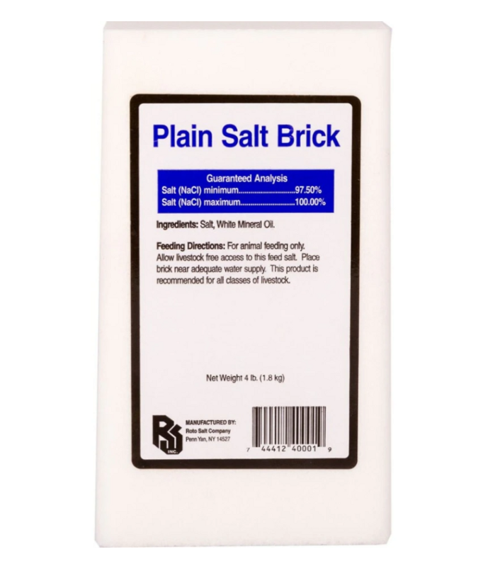 Plain White Salt Brick