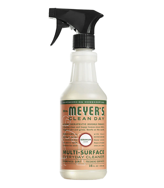 Meyer's Clean Day multi-surface everyday cleaner bottle on a white background