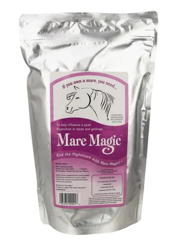 Mare Magic product packaging with a purple label on a white background