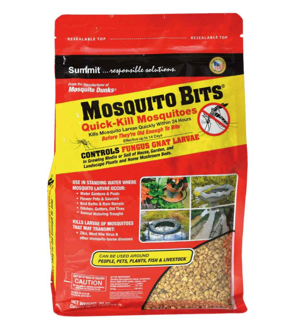 Summit Mosquito Bits packaging on a white background