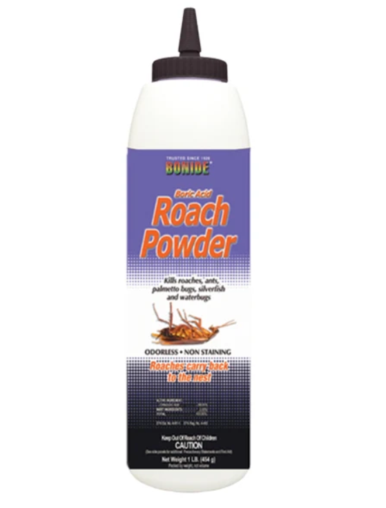 Bonide Roach Powder bottle on a white background