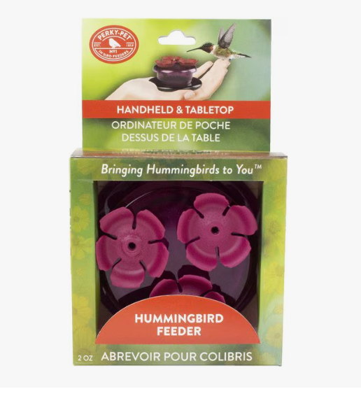Perky-Pet Handheld & Tabletop Hummingbird Feeder
