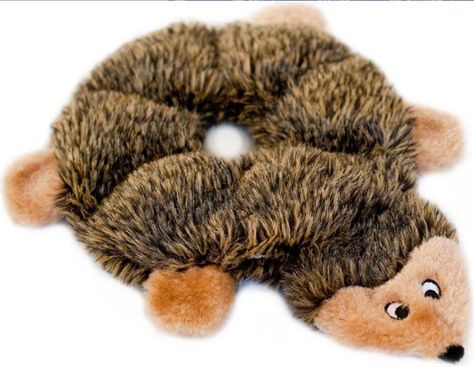 Zippy Paws Loopy Hedgehog Plush Dog Toy