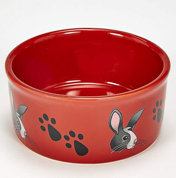 Ceramic Rabbit Food Bowl